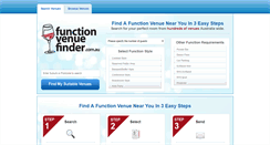 Desktop Screenshot of functionvenuefinder.com.au